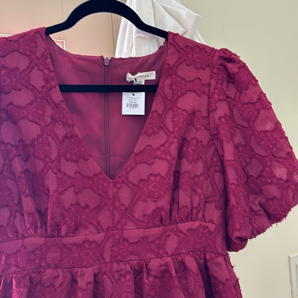 NWT beautiful burgundy dress